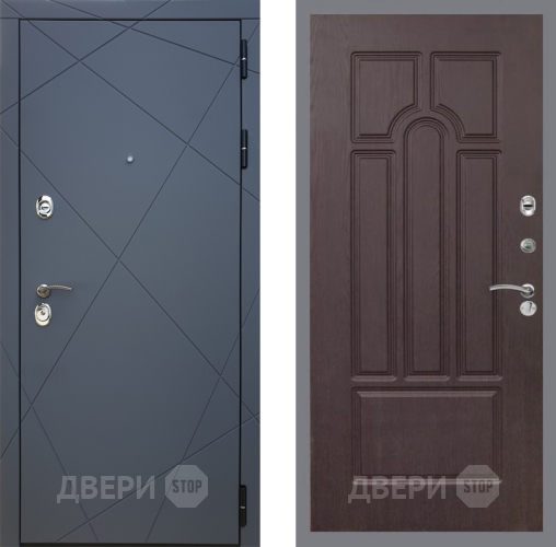 Входная металлическая Дверь Рекс (REX) 13 Силк Титан FL-58 Венге в Подольск