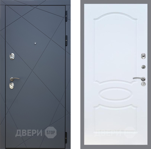 Дверь Рекс (REX) 13 Силк Титан FL-128 Белый ясень в Подольск