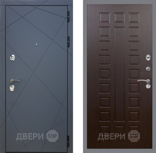 Входная металлическая Дверь Рекс (REX) 13 Силк Титан FL-183 Венге в Подольск