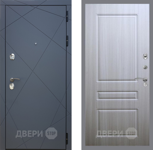 Входная металлическая Дверь Рекс (REX) 13 Силк Титан FL-243 Сандал белый в Подольск