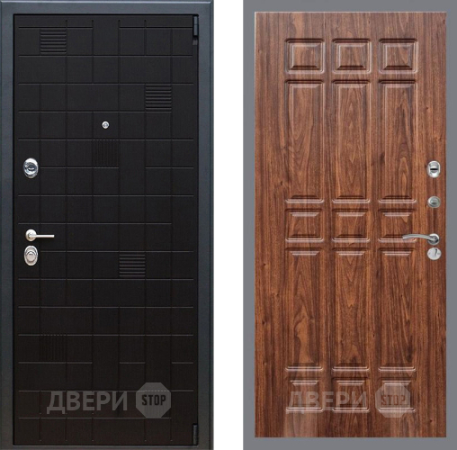 Входная металлическая Дверь Рекс (REX) 12 FL-33 орех тисненый в Подольск