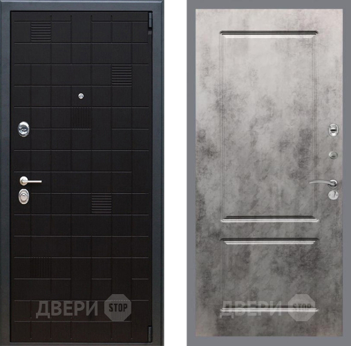 Входная металлическая Дверь Рекс (REX) 12 FL-117 Бетон темный в Подольск