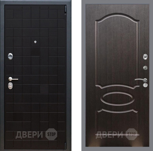 Входная металлическая Дверь Рекс (REX) 12 FL-128 Венге светлый в Подольск