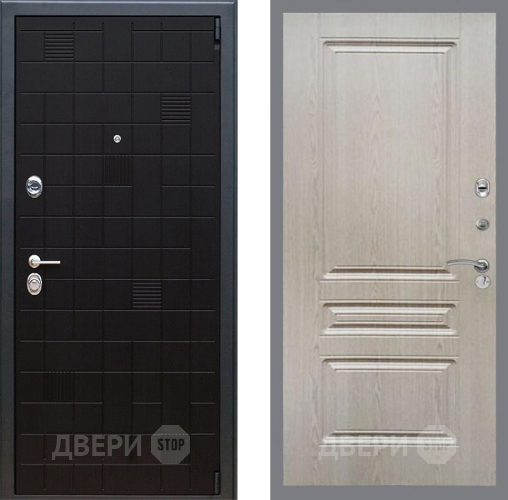 Входная металлическая Дверь Рекс (REX) 12 FL-243 Беленый дуб в Подольск