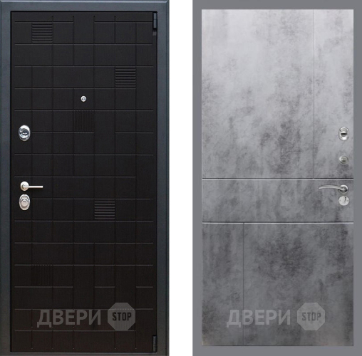 Входная металлическая Дверь Рекс (REX) 12 FL-290 Бетон темный в Подольск
