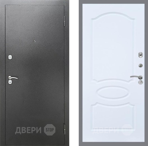 Входная металлическая Дверь Рекс (REX) Сити FL-128 Силк Сноу в Подольск
