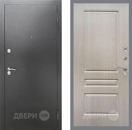 Входная металлическая Дверь Рекс (REX) Сити FL-243 Беленый дуб в Подольск