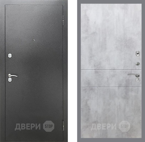 Входная металлическая Дверь Рекс (REX) Сити FL-290 Бетон светлый в Подольск
