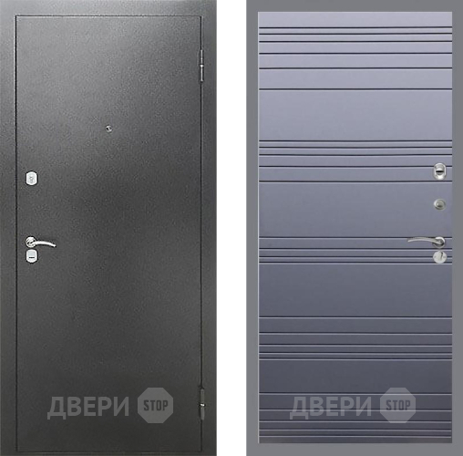 Входная металлическая Дверь Рекс (REX) Сити Line Силк титан в Подольск