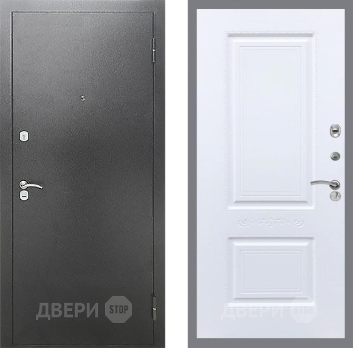 Входная металлическая Дверь Рекс (REX) Сити Смальта Силк Сноу в Подольск
