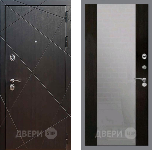 Входная металлическая Дверь Рекс (REX) 13 Венге СБ-16 Зеркало Венге в Подольск