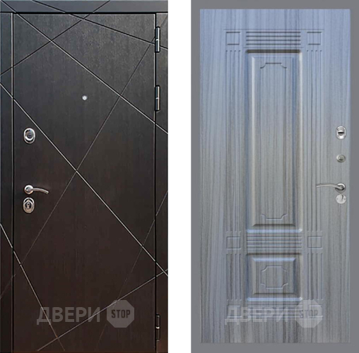 Входная металлическая Дверь Рекс (REX) 13 Венге FL-2 Сандал грей в Подольск