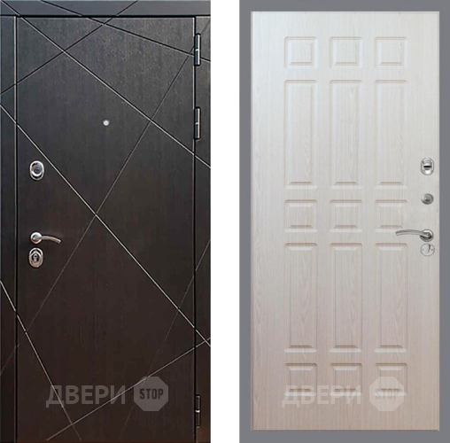 Входная металлическая Дверь Рекс (REX) 13 Венге FL-33 Беленый дуб в Подольск
