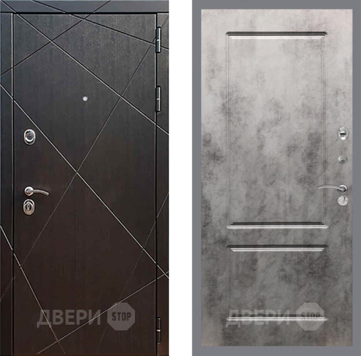 Входная металлическая Дверь Рекс (REX) 13 Венге FL-117 Бетон темный в Подольск