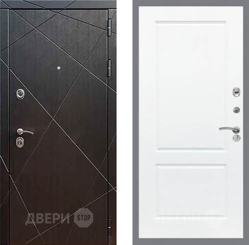 Входная металлическая Дверь Рекс (REX) 13 Венге FL-117 Силк Сноу в Подольск