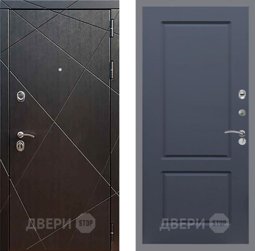 Входная металлическая Дверь Рекс (REX) 13 Венге FL-117 Силк титан в Подольск