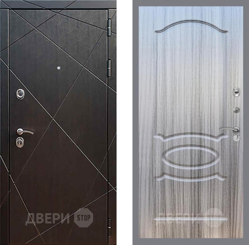 Входная металлическая Дверь Рекс (REX) 13 Венге FL-128 Сандал грей в Подольск
