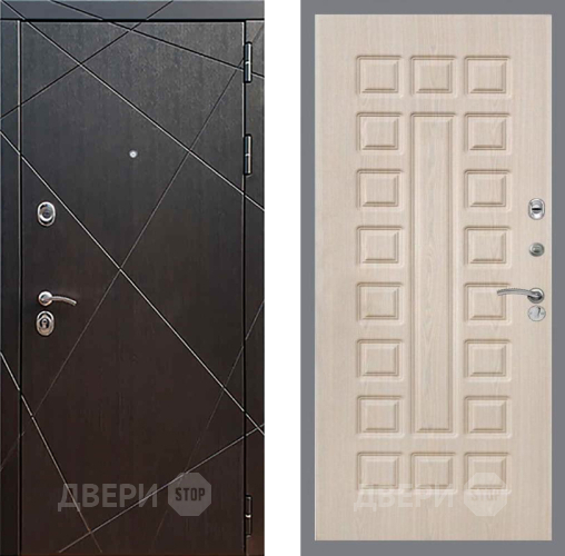 Входная металлическая Дверь Рекс (REX) 13 Венге FL-183 Беленый дуб в Подольск