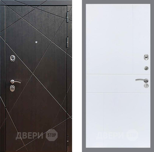Входная металлическая Дверь Рекс (REX) 13 Венге FL-290 Силк Сноу в Подольск