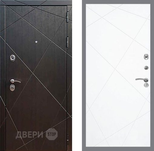Входная металлическая Дверь Рекс (REX) 13 Венге FL-291 Силк Сноу в Подольск