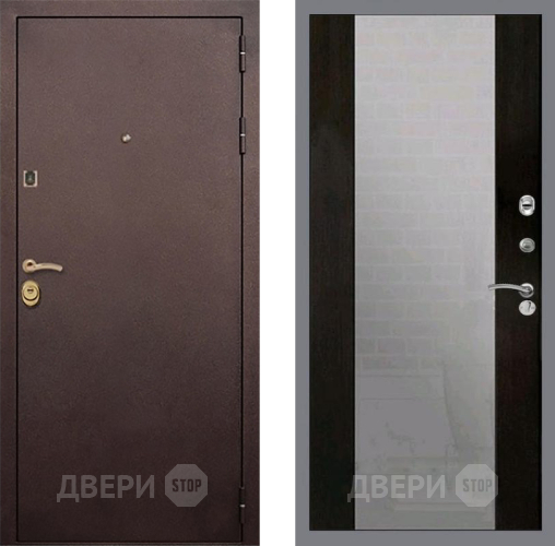 Входная металлическая Дверь Рекс (REX) Лайт 3К СБ-16 Зеркало Венге в Подольск