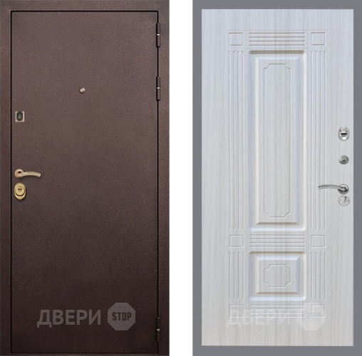 Входная металлическая Дверь Рекс (REX) Лайт 3К FL-2 Сандал белый в Подольск
