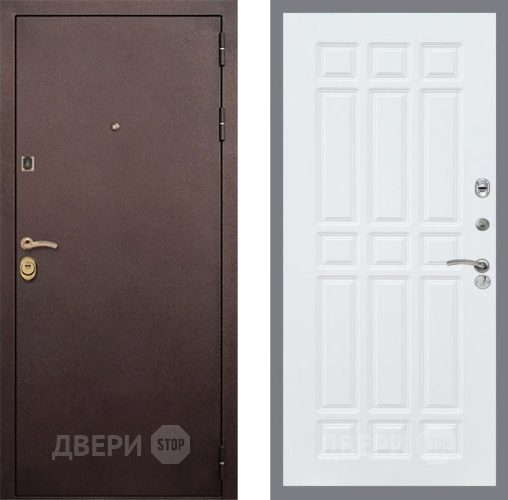 Входная металлическая Дверь Рекс (REX) Лайт 3К FL-33 Силк Сноу в Подольск