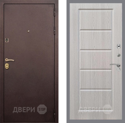 Входная металлическая Дверь Рекс (REX) Лайт 3К FL-39 Беленый дуб в Подольск