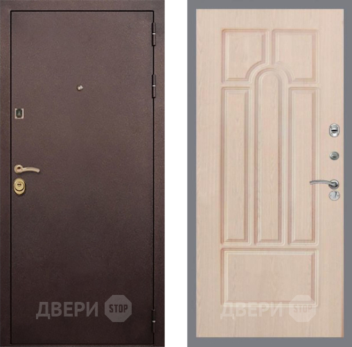 Входная металлическая Дверь Рекс (REX) Лайт 3К FL-58 Беленый дуб в Подольск