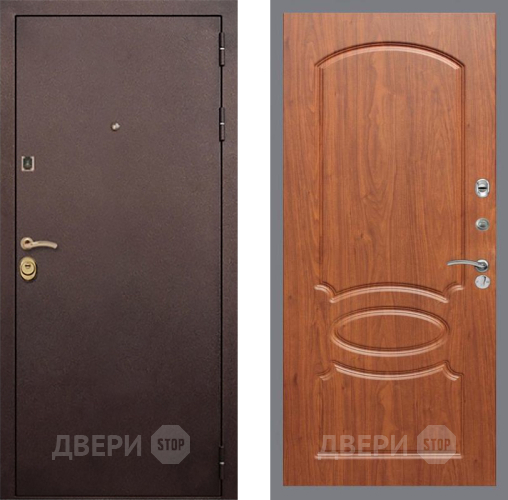 Входная металлическая Дверь Рекс (REX) Лайт 3К FL-128 Морёная берёза в Подольск