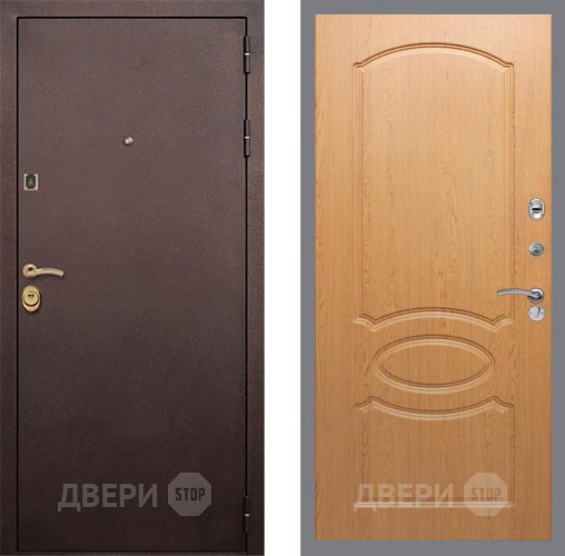 Входная металлическая Дверь Рекс (REX) Лайт 3К FL-128 Дуб в Подольск