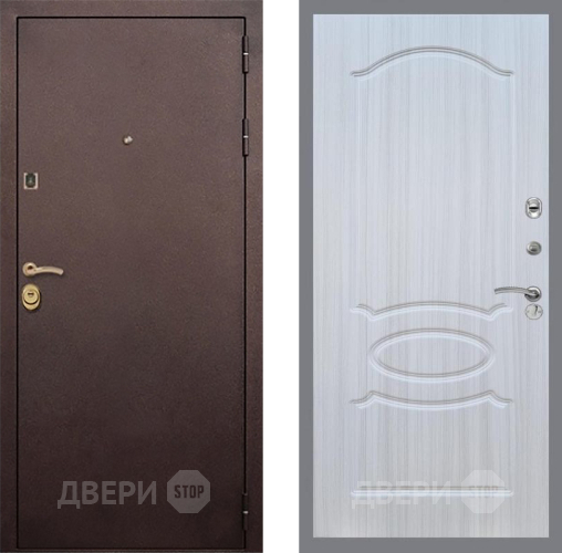 Входная металлическая Дверь Рекс (REX) Лайт 3К FL-128 Сандал белый в Подольск