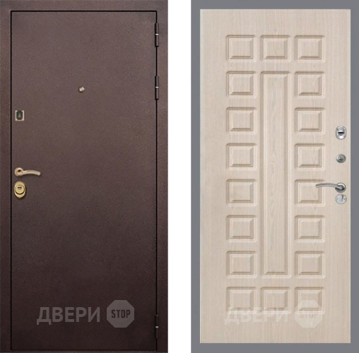 Входная металлическая Дверь Рекс (REX) Лайт 3К FL-183 Беленый дуб в Подольск