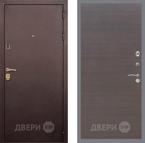 Входная металлическая Дверь Рекс (REX) Лайт 3К GL венге поперечный в Подольск