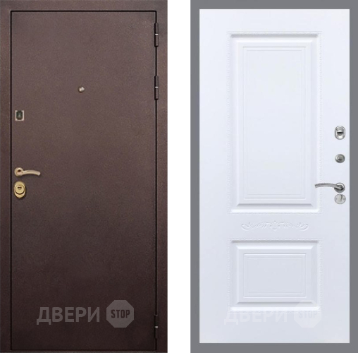 Входная металлическая Дверь Рекс (REX) Лайт 3К Смальта Силк Сноу в Подольск