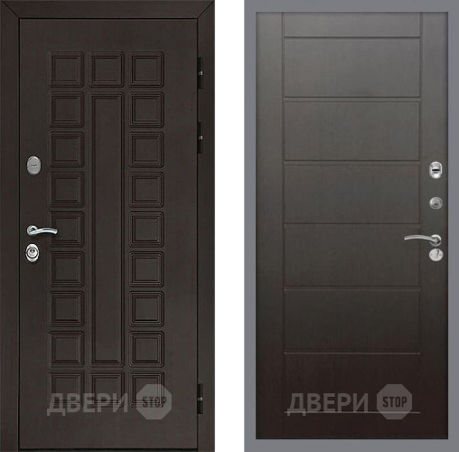 Входная металлическая Дверь Рекс (REX) Сенатор 3К Сити Венге в Подольск