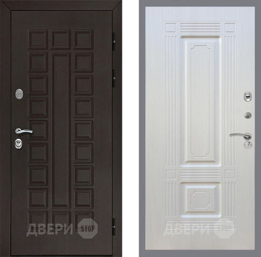 Входная металлическая Дверь Рекс (REX) Сенатор 3К FL-2 Лиственница беж в Подольск