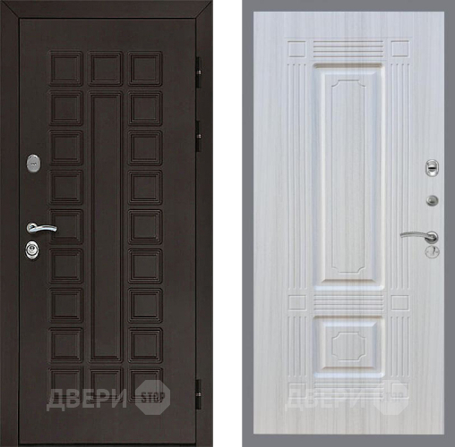 Входная металлическая Дверь Рекс (REX) Сенатор 3К FL-2 Сандал белый в Подольск
