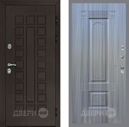 Входная металлическая Дверь Рекс (REX) Сенатор 3К FL-2 Сандал грей в Подольск