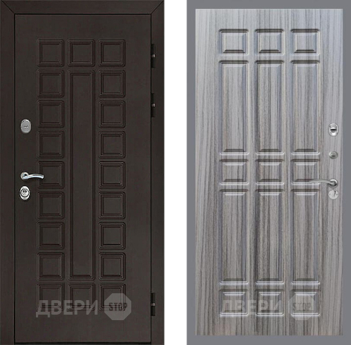 Входная металлическая Дверь Рекс (REX) Сенатор 3К FL-33 Сандал грей в Подольск