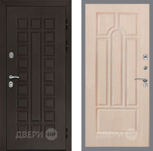 Входная металлическая Дверь Рекс (REX) Сенатор 3К FL-58 Беленый дуб в Подольск