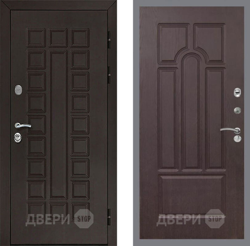 Входная металлическая Дверь Рекс (REX) Сенатор 3К FL-58 Венге в Подольск