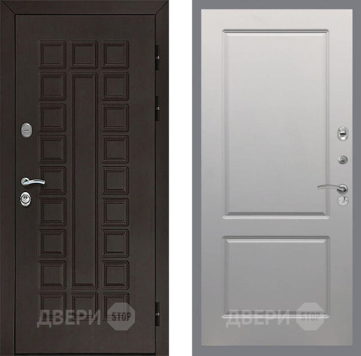 Входная металлическая Дверь Рекс (REX) Сенатор 3К FL-117 Грей софт в Подольск