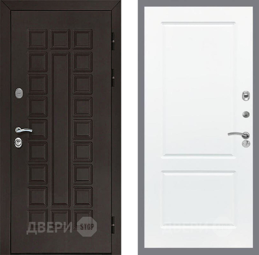 Входная металлическая Дверь Рекс (REX) Сенатор 3К FL-117 Силк Сноу в Подольск