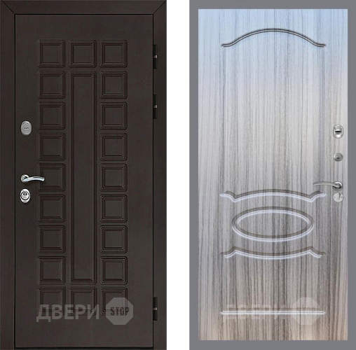 Входная металлическая Дверь Рекс (REX) Сенатор 3К FL-128 Сандал грей в Подольск