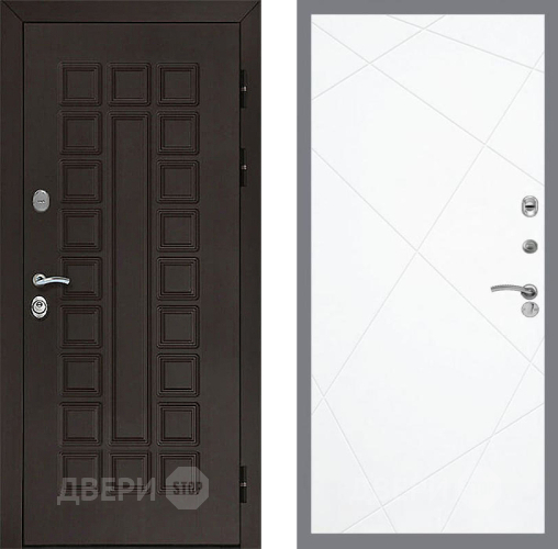 Входная металлическая Дверь Рекс (REX) Сенатор 3К FL-291 Силк Сноу в Подольск