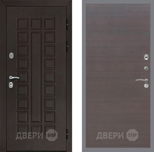 Входная металлическая Дверь Рекс (REX) Сенатор 3К GL венге поперечный в Подольск