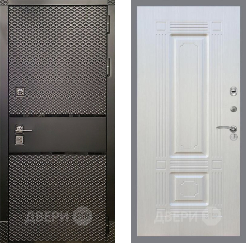 Входная металлическая Дверь Рекс (REX) 15 Черный Кварц FL-2 Лиственница беж в Подольск
