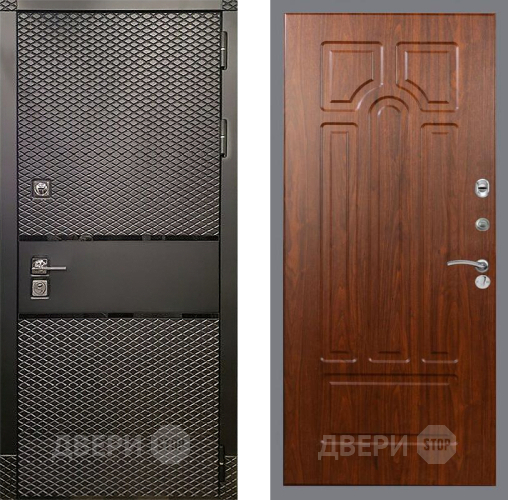 Входная металлическая Дверь Рекс (REX) 15 Черный Кварц FL-58 Морёная берёза в Подольск