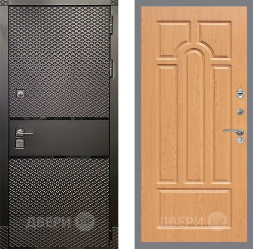 Входная металлическая Дверь Рекс (REX) 15 Черный Кварц FL-58 Дуб в Подольск